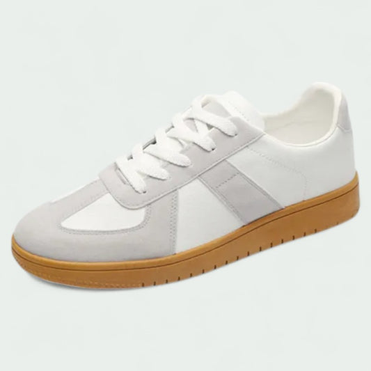 Men's Casual Sneakers Suede Panels Grippy Sole