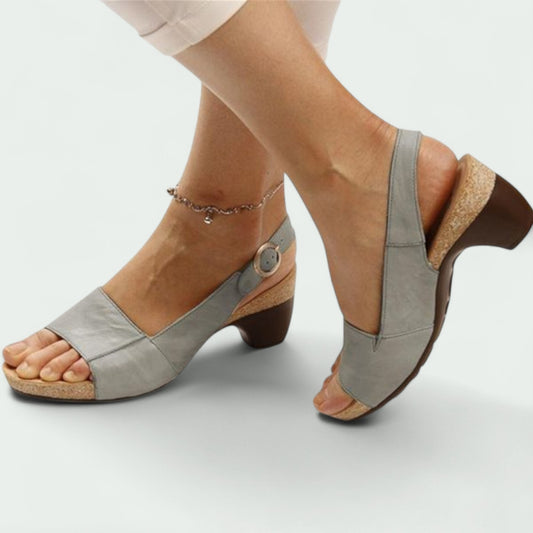 Low Heel Slingback Sandals for Women – & Supportive Fit