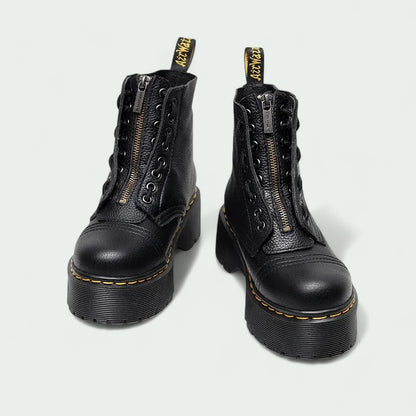 Ankle boots with Side Zipper and Grip Sole (Women)