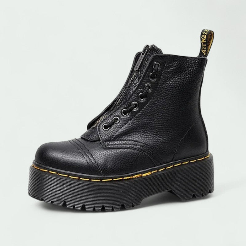 Ankle boots with Side Zipper and Grip Sole (Women)