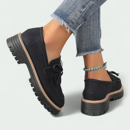 Buckle loafers with rugged sole and supportive fit (Women)