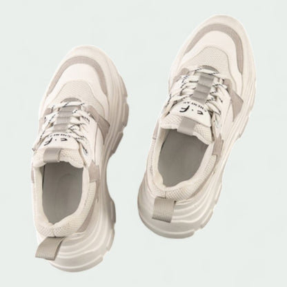 Chunky Trainers with Thick Sole and Lace-up Design (Women)